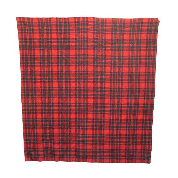 Plaid Print Fabric Poly Blend Woven 50 x 55 inch READ - Picture 1 of 16